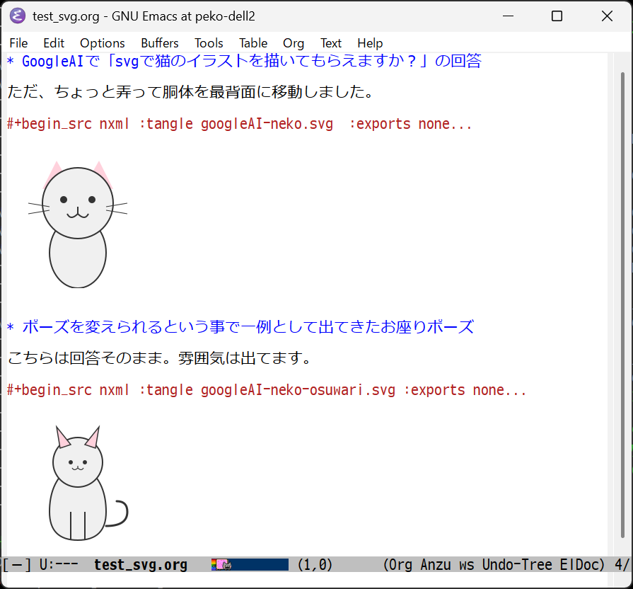 SVGプリビュー on Emacs org-mode