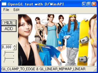 [GL_CLAMP_TO_EDGE & GL_LINEAR_MIPMAP_LINEAR]