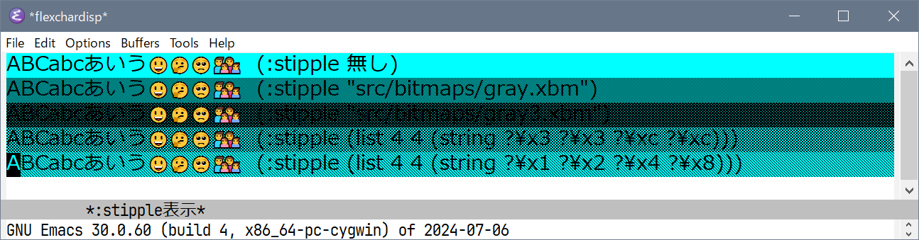 stipple表示テスト